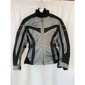 Olympia Moto Sports Motorcycle Racing Jacket Padded w/ 2 Liners Men's Sz M